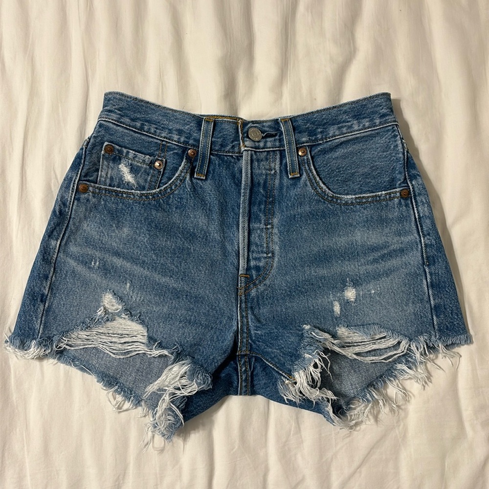 Levi’s 501 High Waisted Jean Shorts